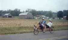 Tandem Recumbent Riders